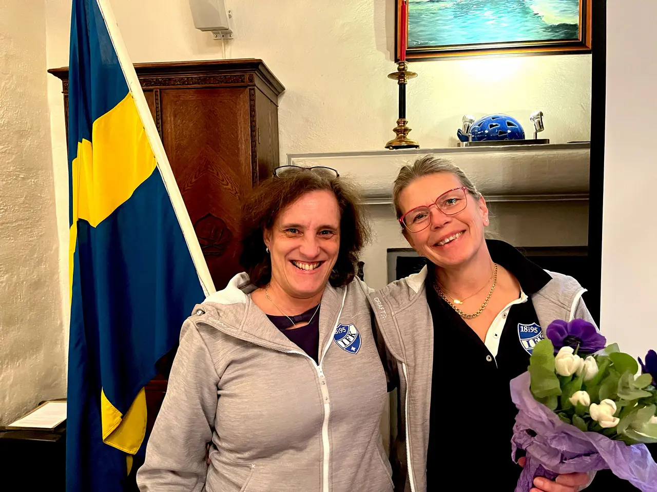 Eva Blomberg och Anna Lundén. Foto Janne Åkerblom