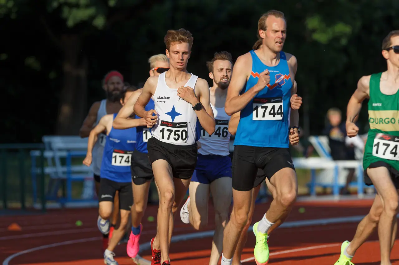 Ludvig Johansson på bild från Studenternas öppna KM på Lidingövallen i veckan. Foto: Christer Klinth