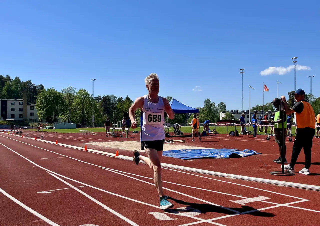 Roland Lycksell tog dubbla VDM-guld under söndagen. Foto: Kenneth Gysing