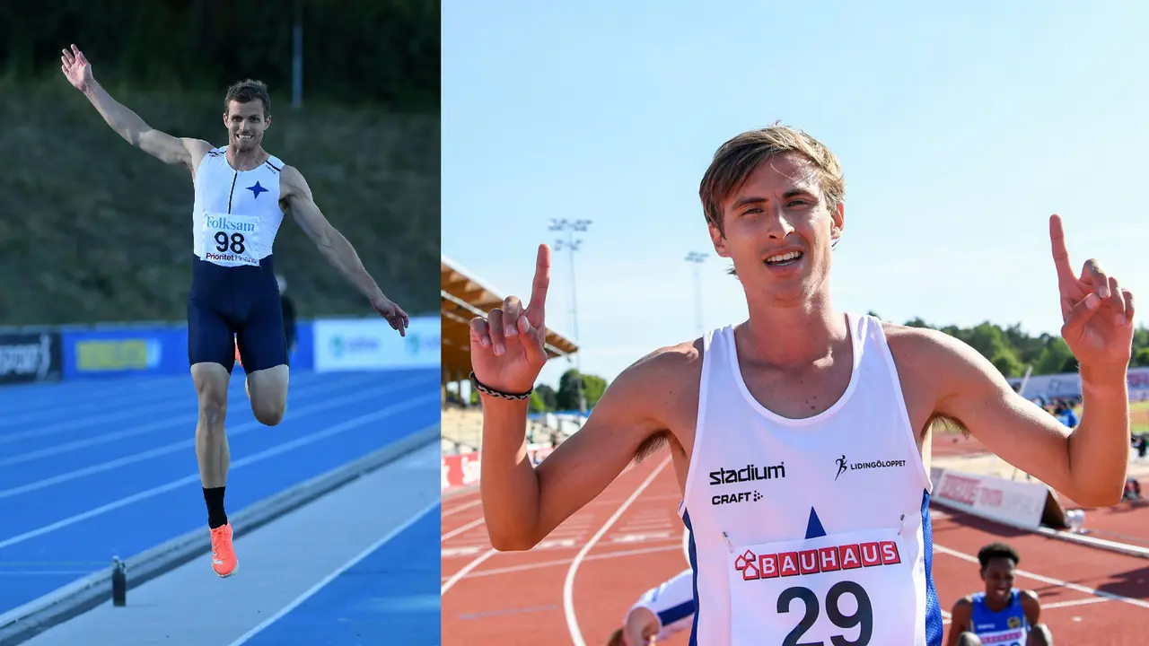 Andreas Otterling och Simon Sundström får dra på sig landslagslinnet i helgen som kommer. Foto DECA Text & Bild