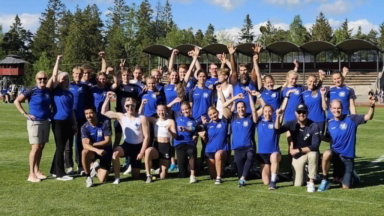 Glada killar från IFK:are från kvalet i våras