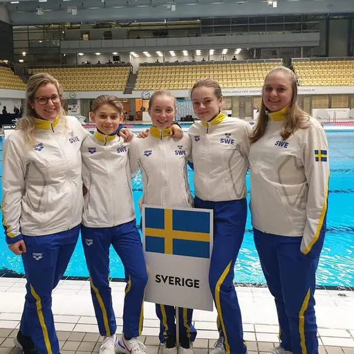 Team Sverige, tränarteamet och teamet från Poseidon