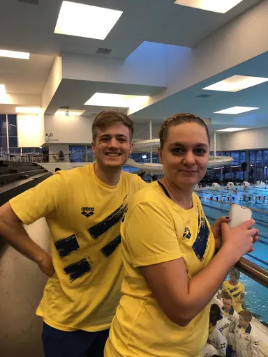 Axel, Elna, Erik, Arvid, Lina och Sanna var alla en del av det svenska landslaget