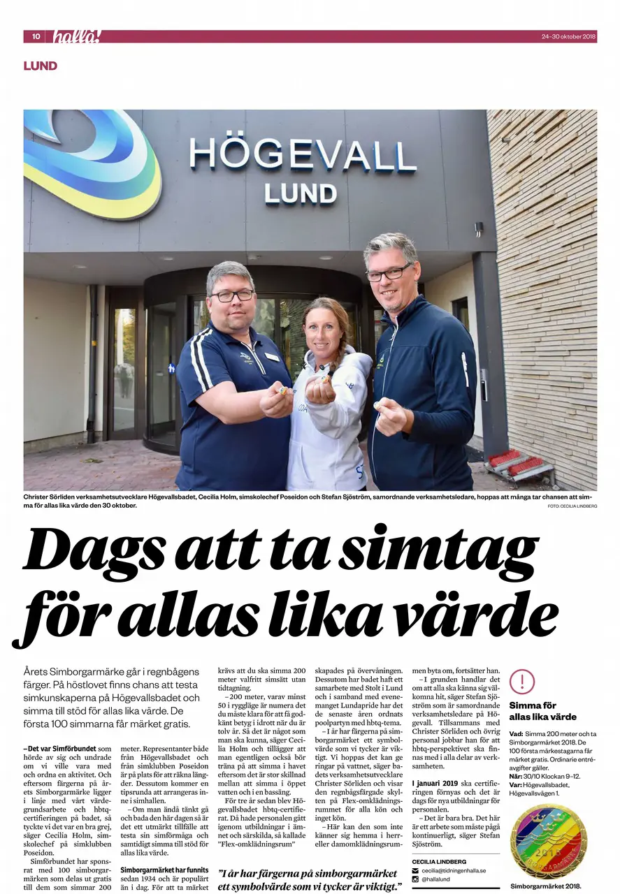 Simma för allas lika värde