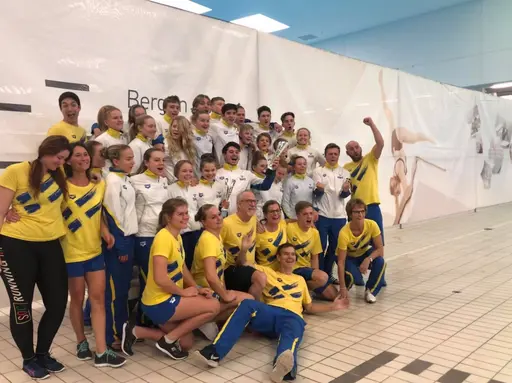 Axel, Elna, Erik, Arvid, Lina och Sanna var alla en del av det svenska landslaget