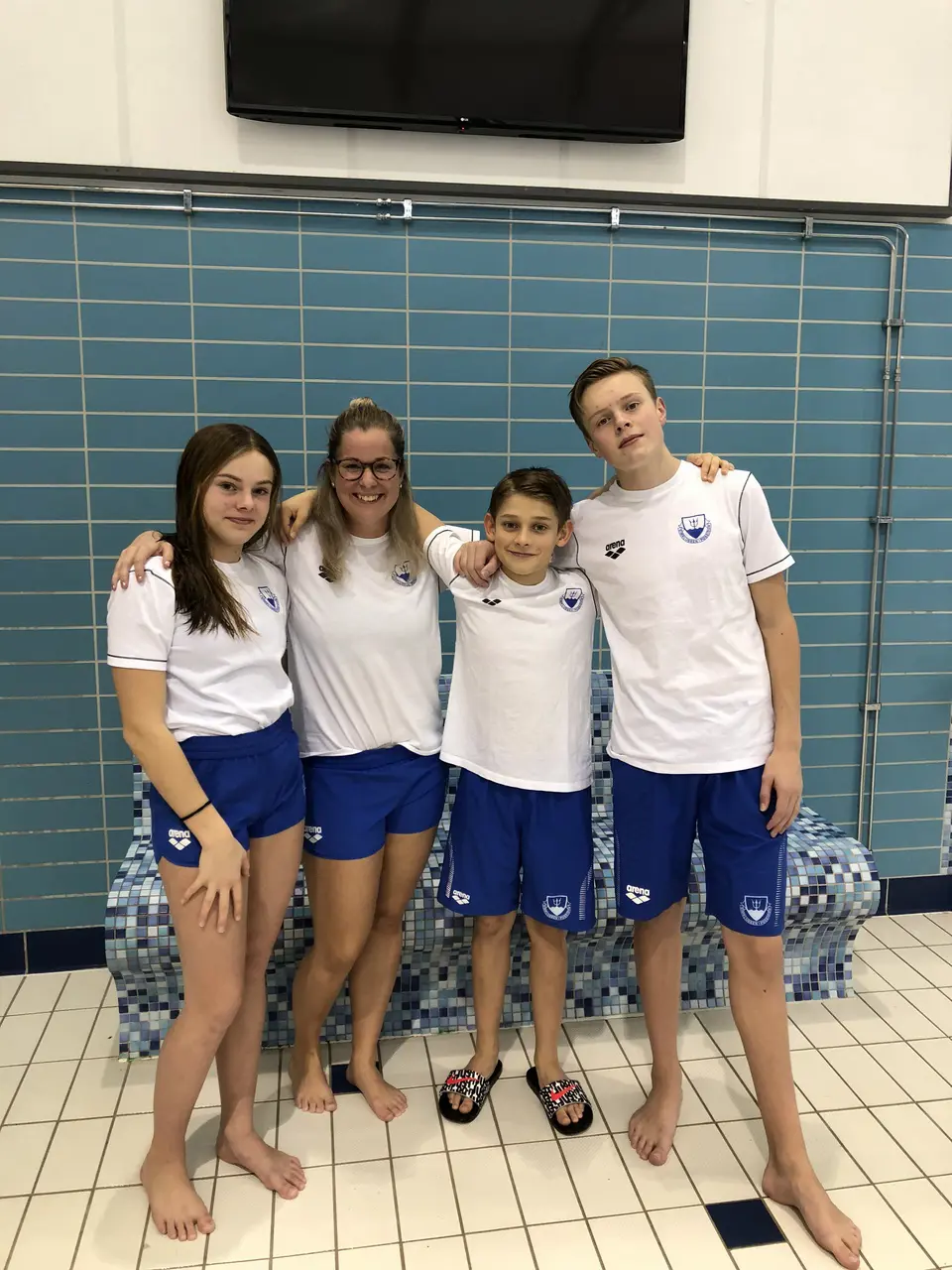 Elna, Sanna, Axel och Erik