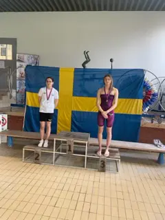 Erma missade prisutdelningen på 50m bröstsim & ettan på 100m bröstsim....