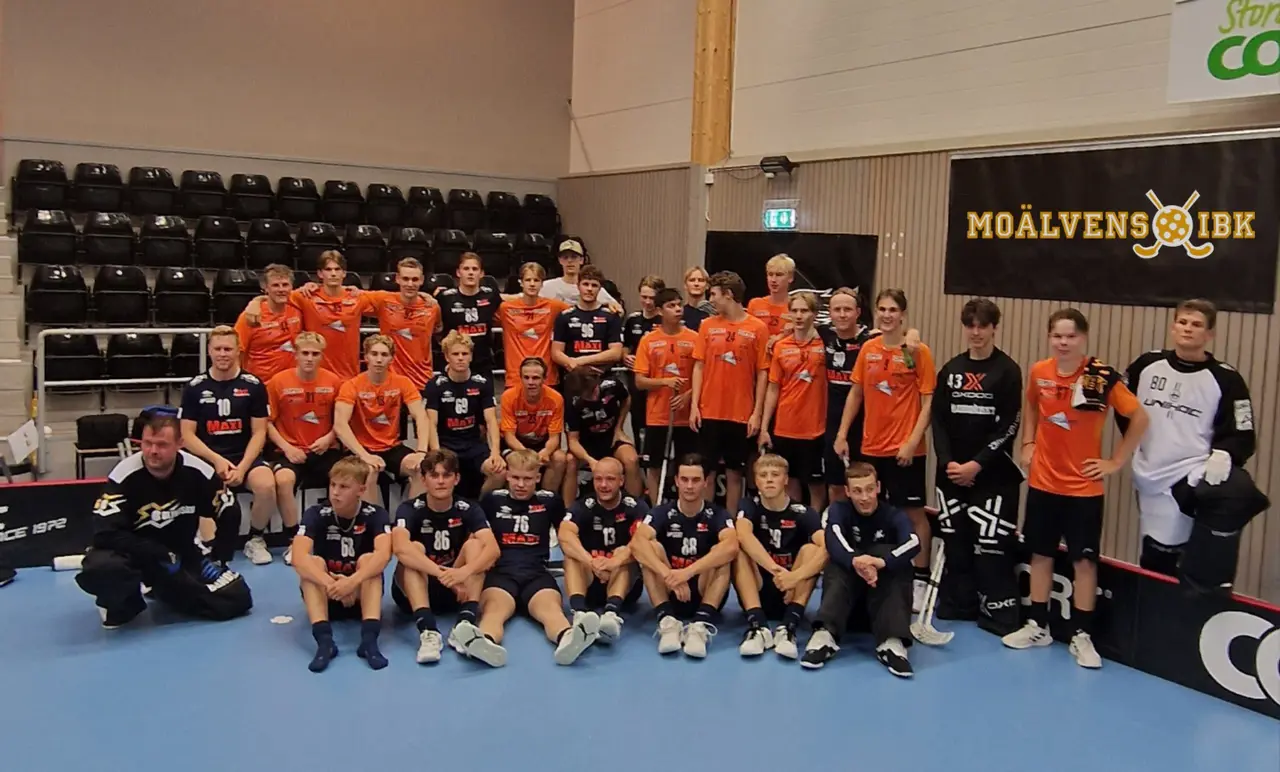 Bild tagen i samband med en träningsmatch mellan IBK Härnösand och Moälvens IBK den 12 augusti 2023.