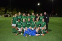 Nöjt lag efter seger med 4-1 mot Kungsängen 24 sep. Foto: Sofia Takamäki