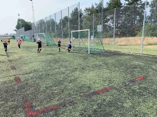 Höllvikens Knatteserie bjuder alltid på spännande matcher