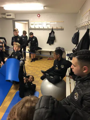 Professionell träning med FCBs 13-åringar