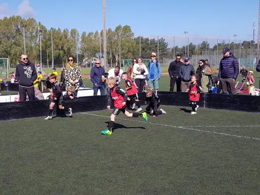 ”Bolltrollarna” i team P2012 bjöd på fantastisk 3v3 fotboll i Höllviken 
