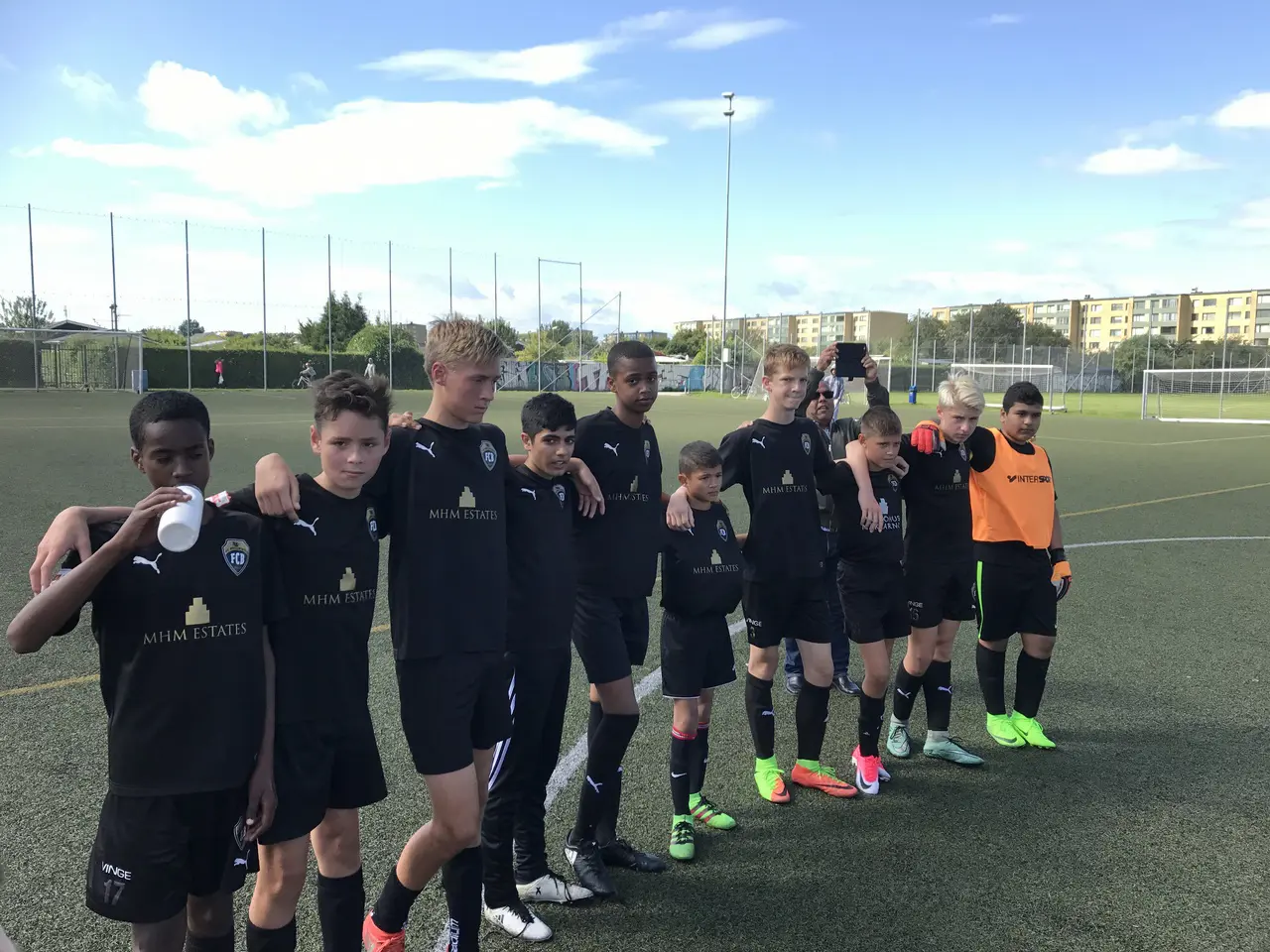 P03:s krigare mot Kulladal: Elias, Samuel, Erik, Delle, Idris, Alex, Oscar, Liam, Max, Ahmed
