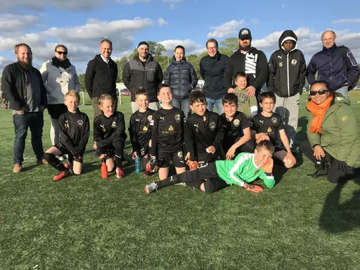 Team P09 visade framfötterna mot bra motstånd. FC Rosengård - FCB P09 3-9