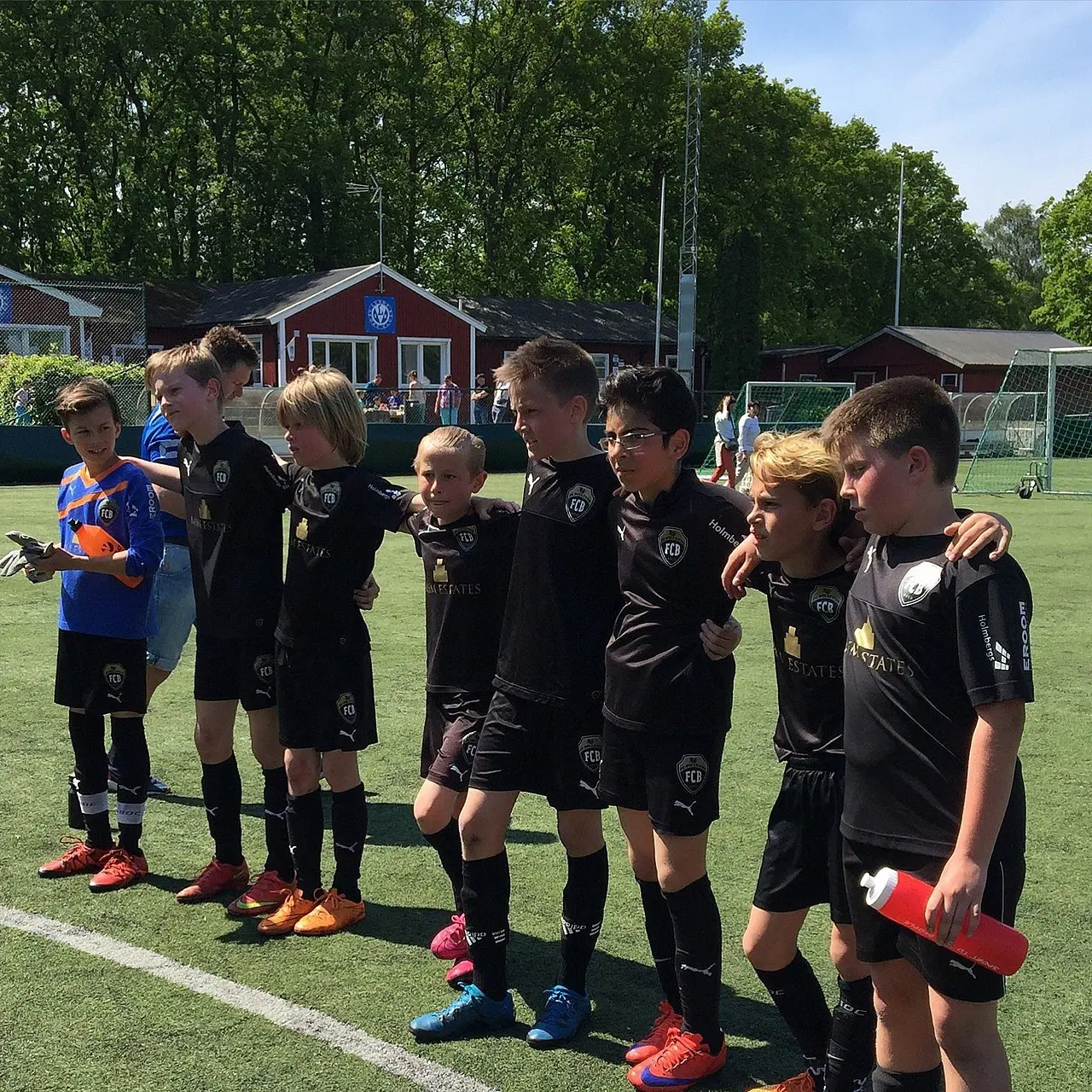 Team P04 på Smörlyckans IP i Lund: Bruno, Freddie, Wille, Philip, Alex, Julian, Tiger, Malte