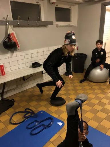 Professionell träning med FCBs 13-åringar