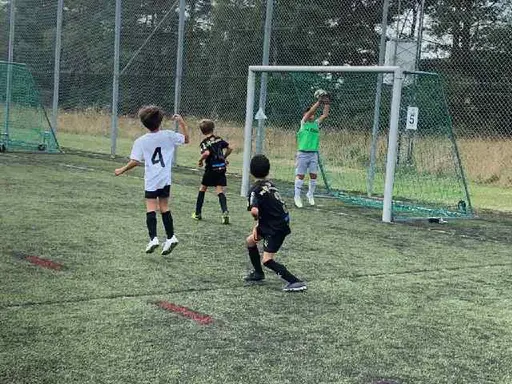 Höllvikens Knatteserie bjuder alltid på spännande matcher