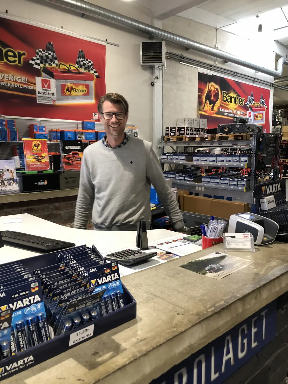 Storsponsor Martin Alerstam välkomnar alla FCBs medlemmar att ”ladda batterierna” i Batteribolagets butik
