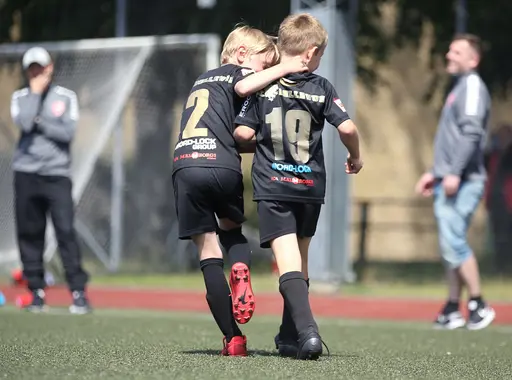 Solskensfotboll när P2012 gästades av duktiga LB07