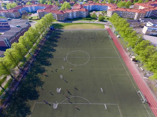 Otroligt häftiga drönarbilder från FCBs träning måndag den 9 maj