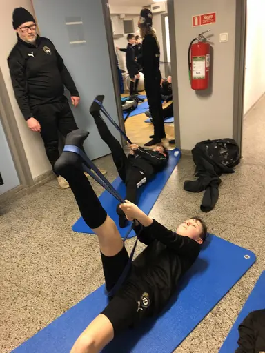 Professionell träning med FCBs 13-åringar