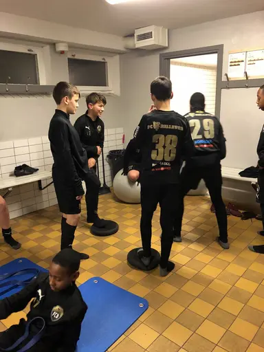 Professionell träning med FCBs 13-åringar