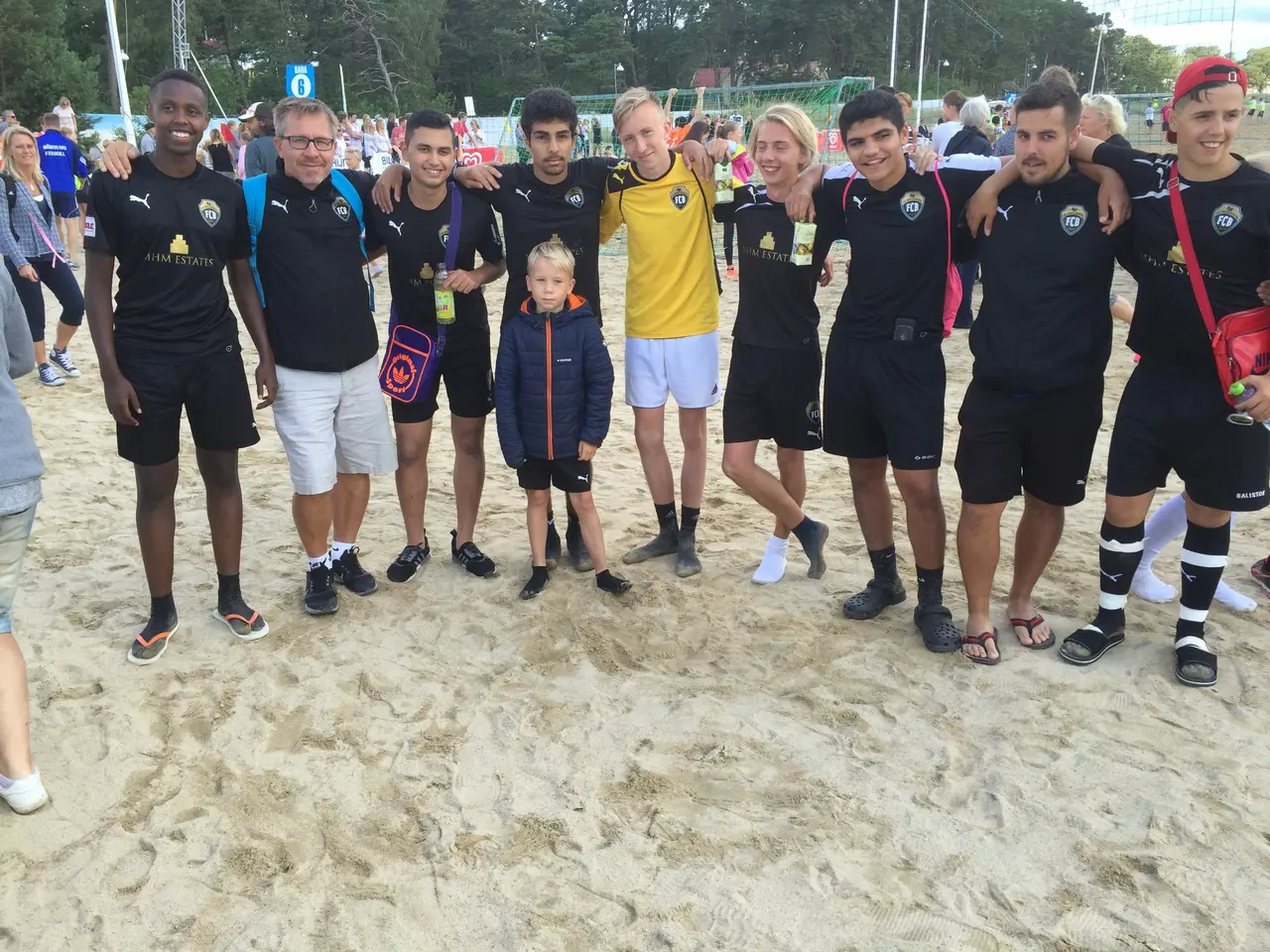 Team P99 i Åhus: Stress, Caspar, Ossi, Abbe, Albin, Tobbe, Oliver, Kenny, Ragit, Noel, Mumme