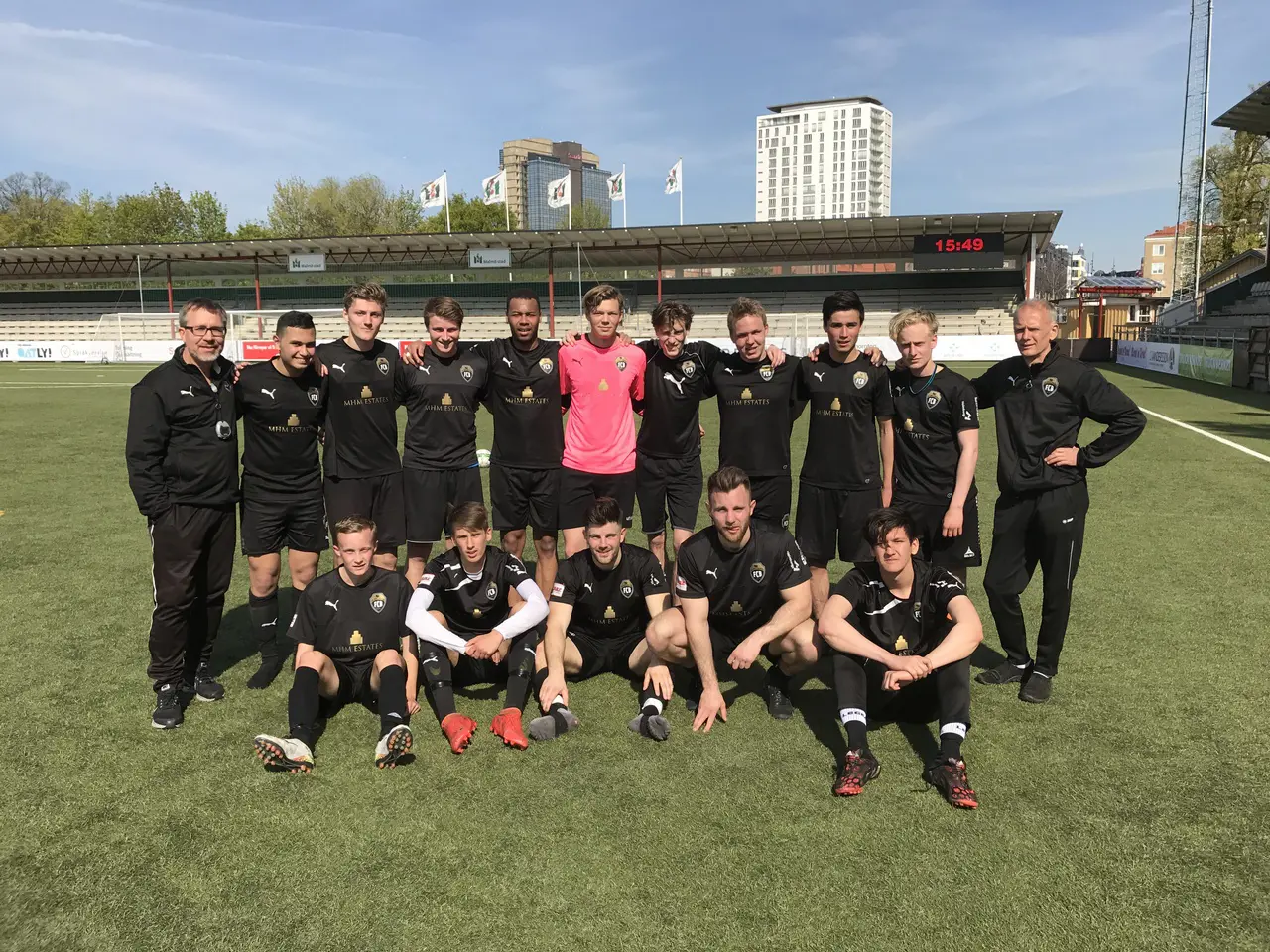 A-laget - Glada pågar på Malmö IP