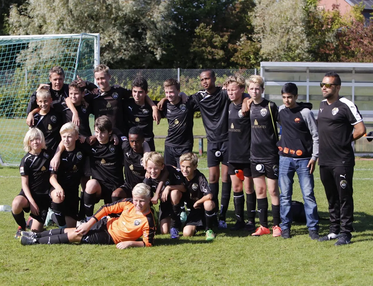 Team P03 i segermatchen på Hyllie IP