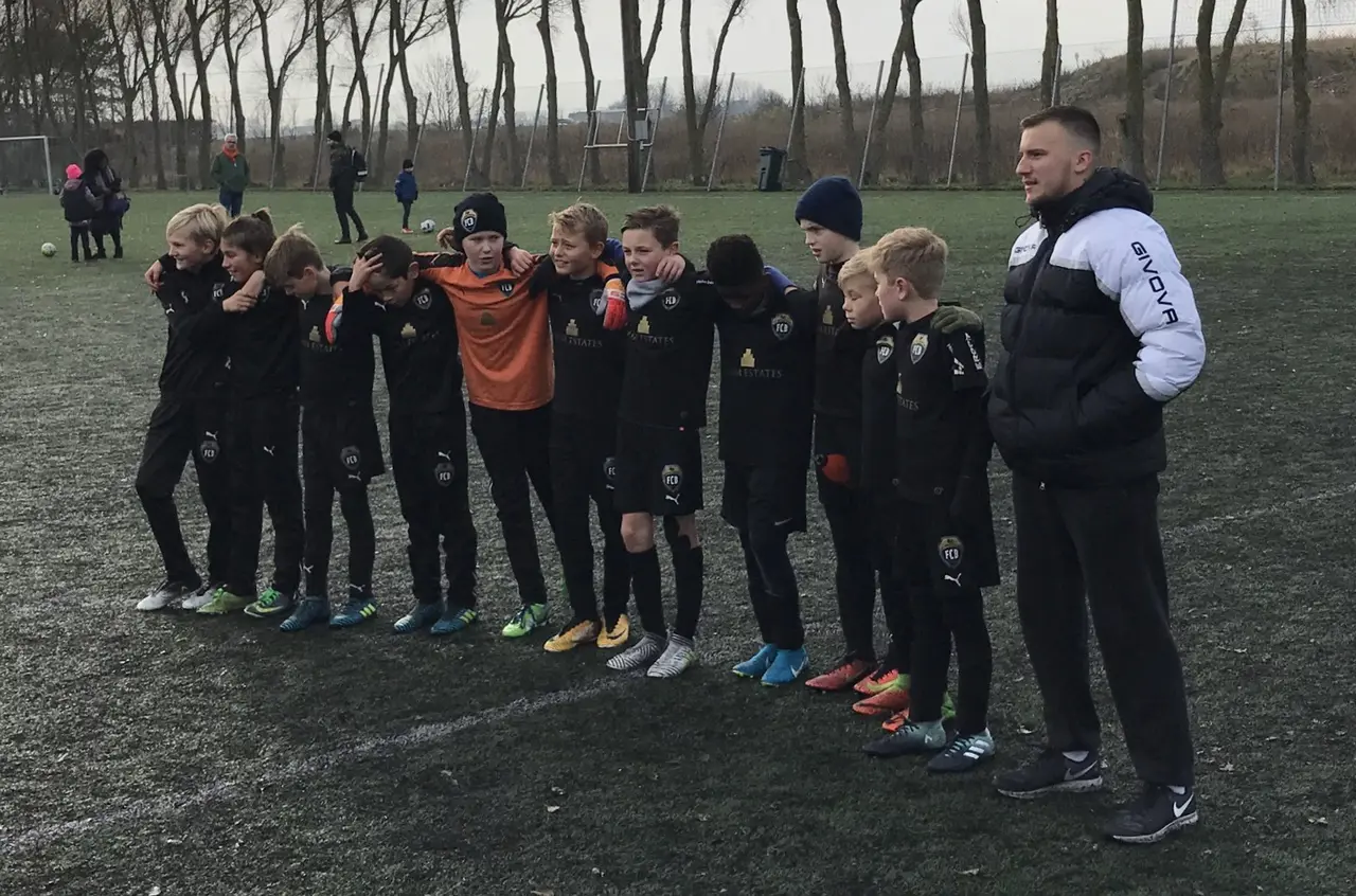 Coach ”Qeda” var mycket nöjd med sina killars insats efter 2-5 segern