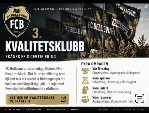 FC Bellevue klubbhandbok 2026