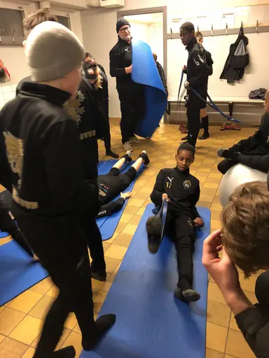 Professionell träning med FCBs 13-åringar