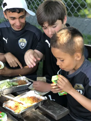 Bilder från succé campet i juni - Magiskt kul och supergoda luncher ☀️😃⛱⚽️
