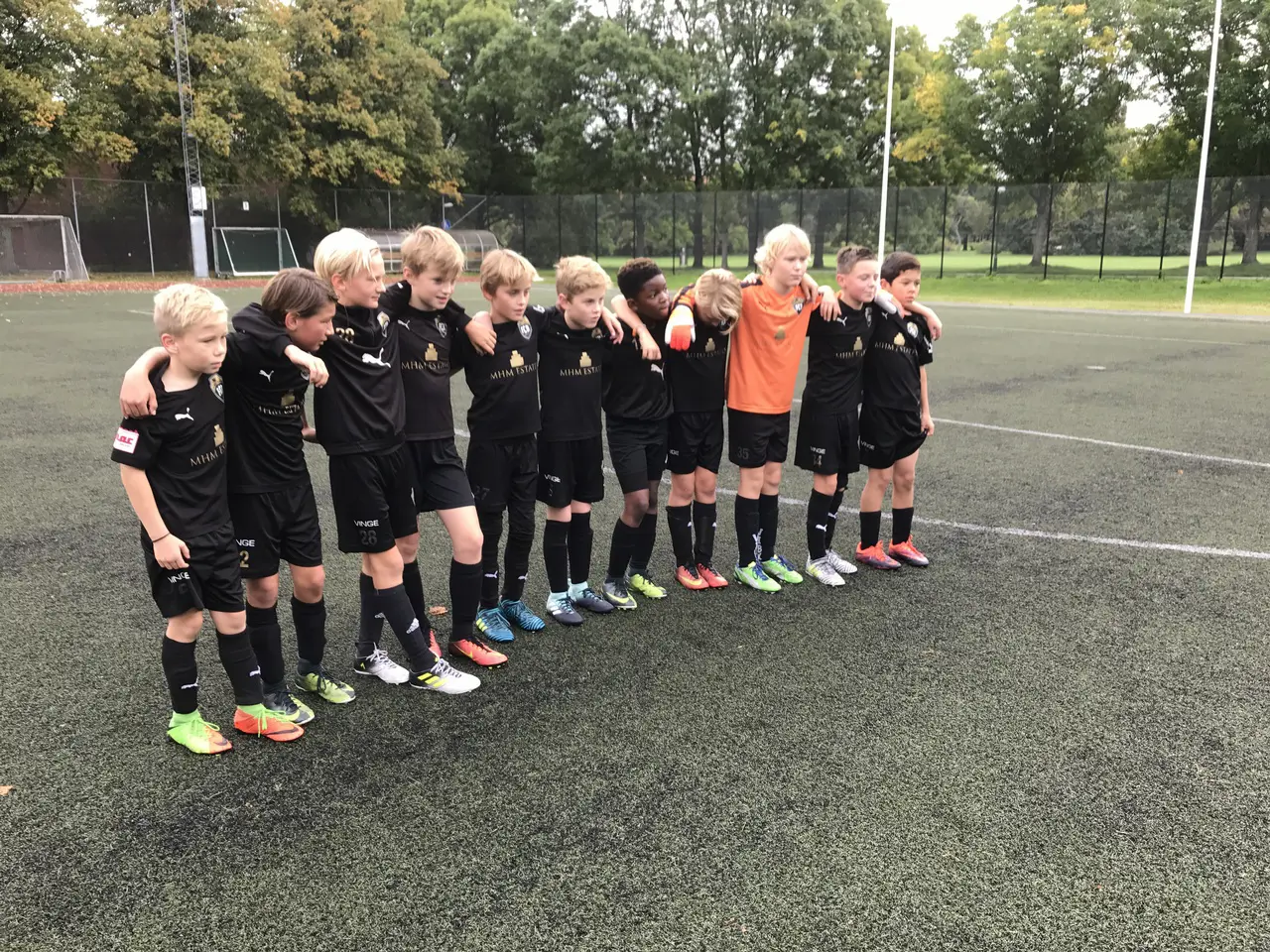 Team P07 på Mellanheden: Noel, Calle, Henry, Isak, Julian, Elliot, Kal-el, Bruno, Jacob, Ossian, Adam