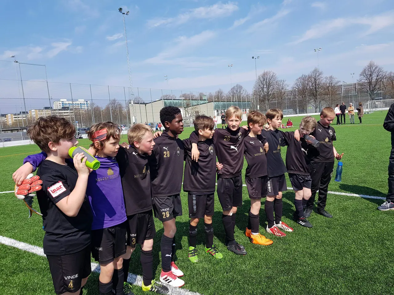 Team P07 lirade fin fotboll mot Genarp