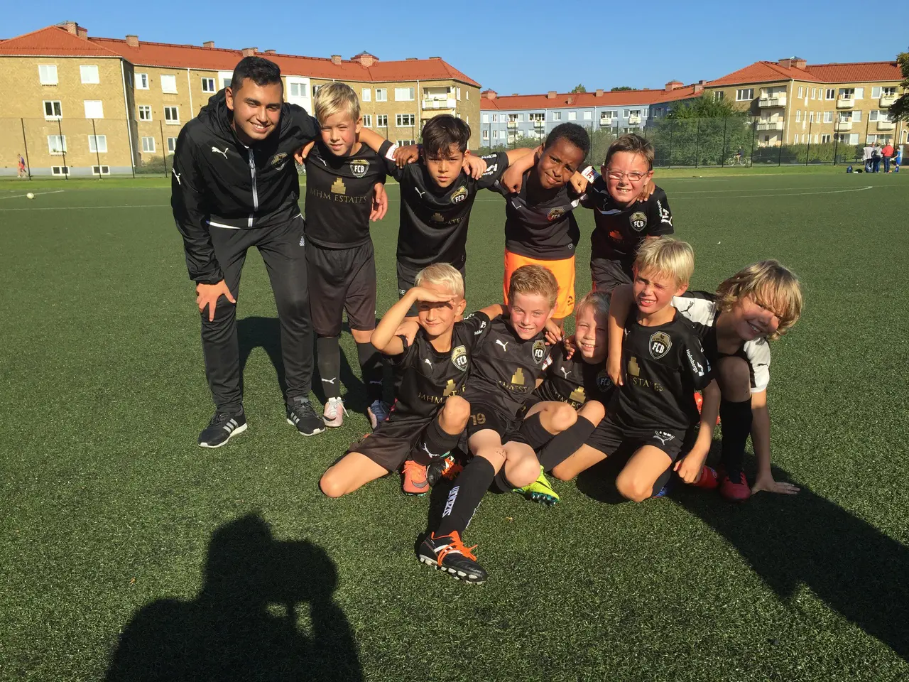 Team P07: Coach Ossi, Atlas, Adam, Maslah, Ossian, Carl M, Elliot, Noel, Gustav H, Ivar