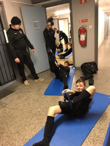 Professionell träning med FCBs 13-åringar