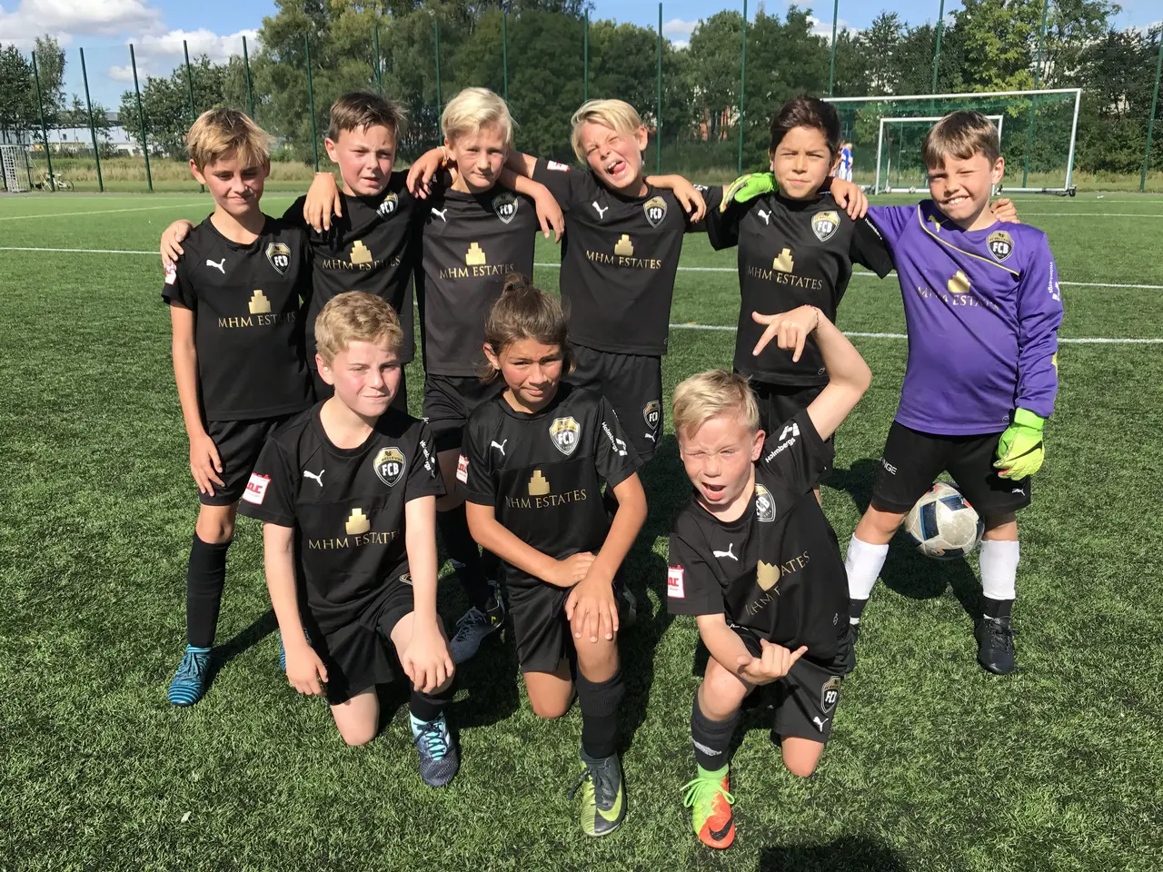 Team P07 på Aggarpsvallen i Svedala. Julian, Ossian , Henry, Bruno, Adam, Ivar, Elliot, Calle, Noel