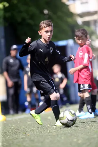 Solskensfotboll när P2012 gästades av duktiga LB07