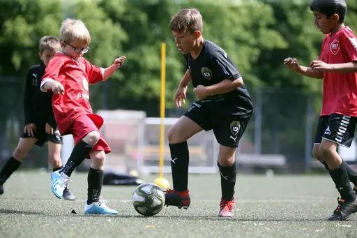 Solskensfotboll när P2012 gästades av duktiga LB07