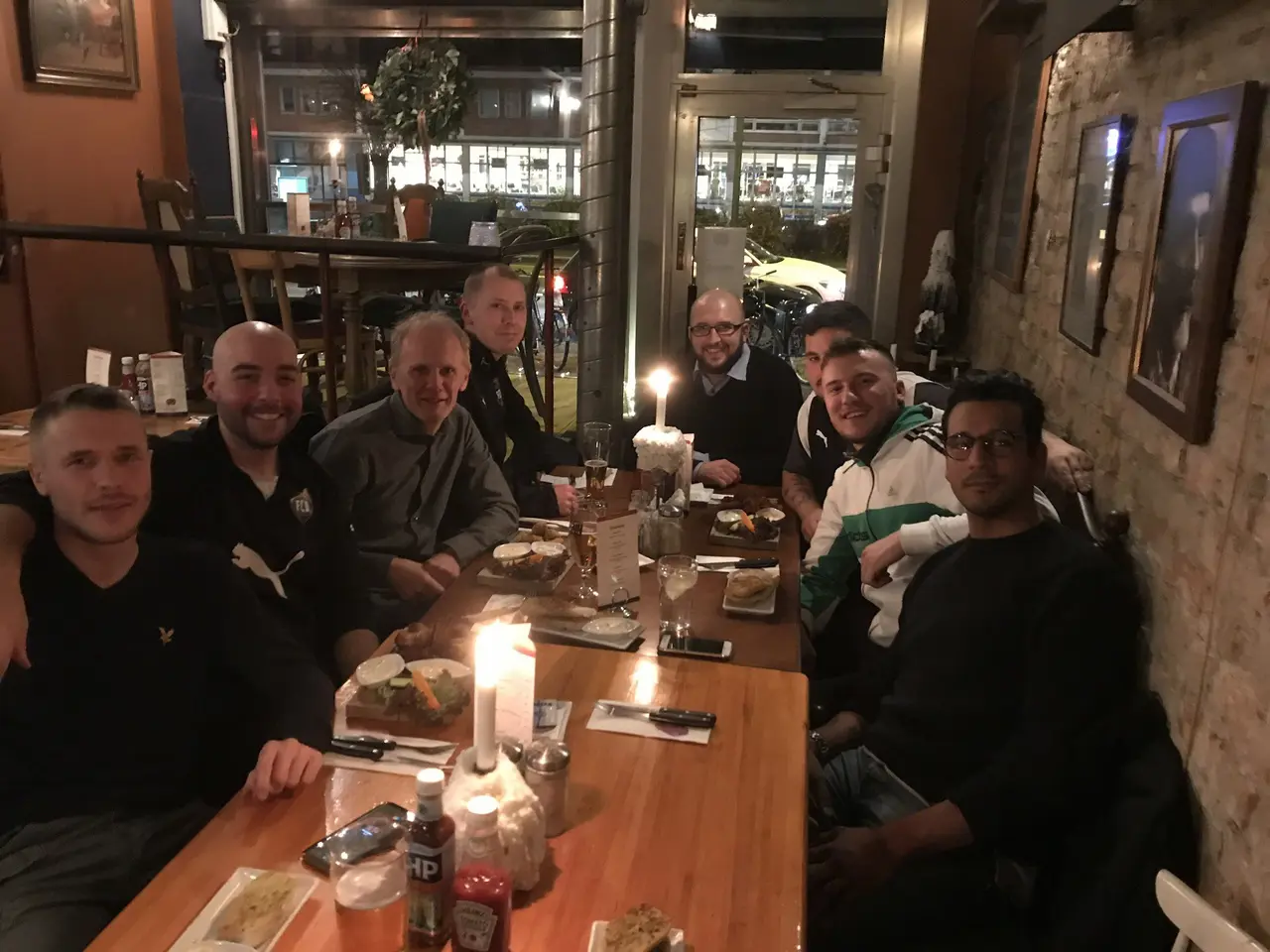 FCBs ledare 2017: Tobbe, Diego, Per, Peter, Amir, Kenny, Qendrim, Anass, Caspar