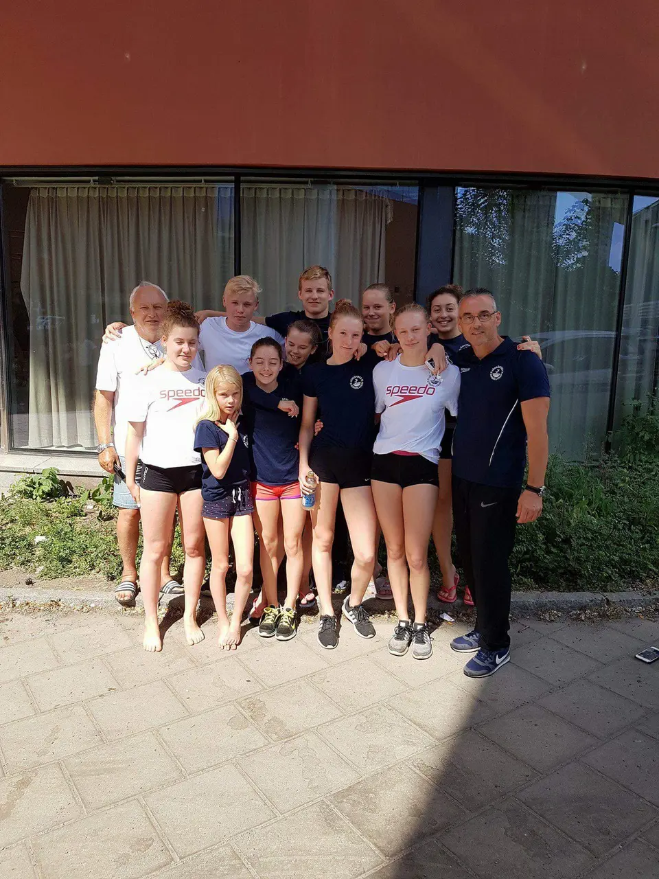 Jönköpings SS simhoppsteam vid Ungdoms - SM 2018 i Stockholm 1 - 3/6