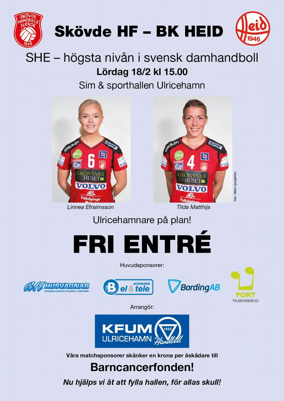 Linnea & Tilda har hemmamatch på lördag igen