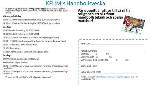 Handbollsveckan 2015