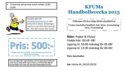 Handbollsveckan 2015