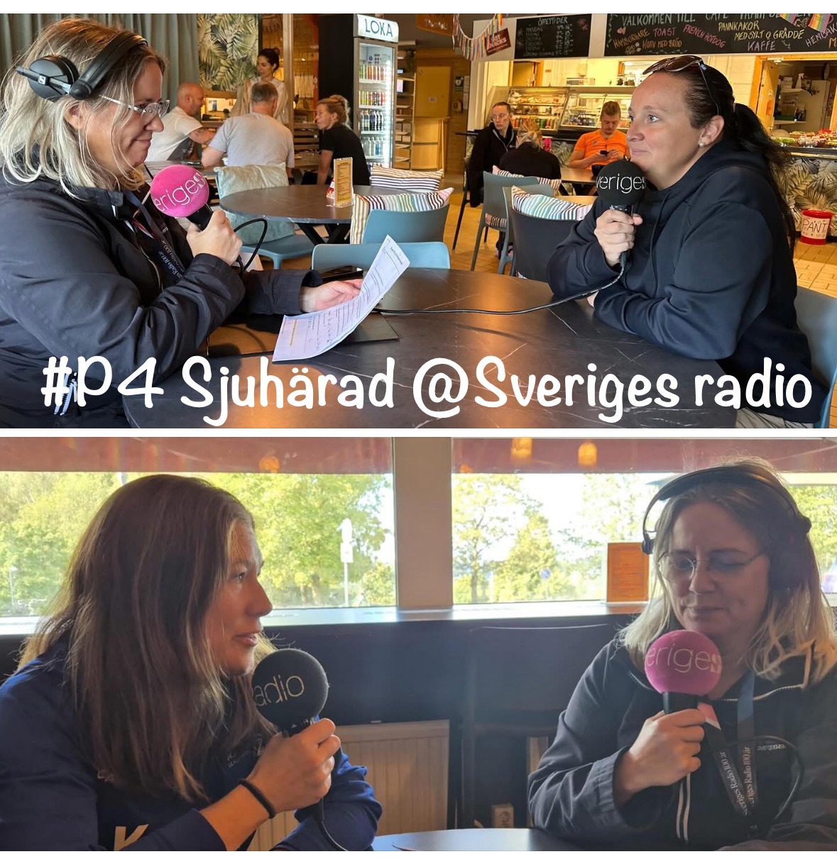 Frida Linderoth och Frida Jungmalm i intervju med P4 Sjuhärad
