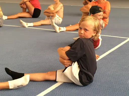 Tennisjuniorer in action i Kiel 2016
