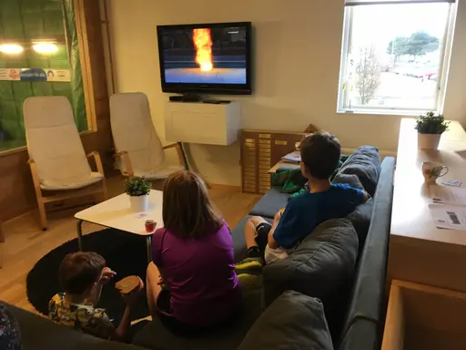 Deltagare och fans på julavslutning