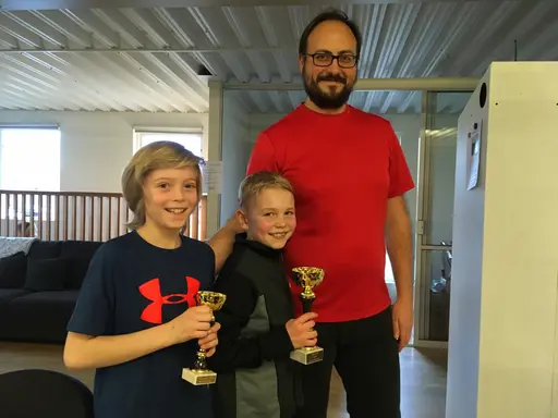 Några av superhjältarna från Åhus Indoor Open 