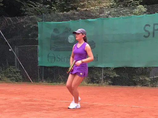 Tennisjuniorer in action i Kiel 2016